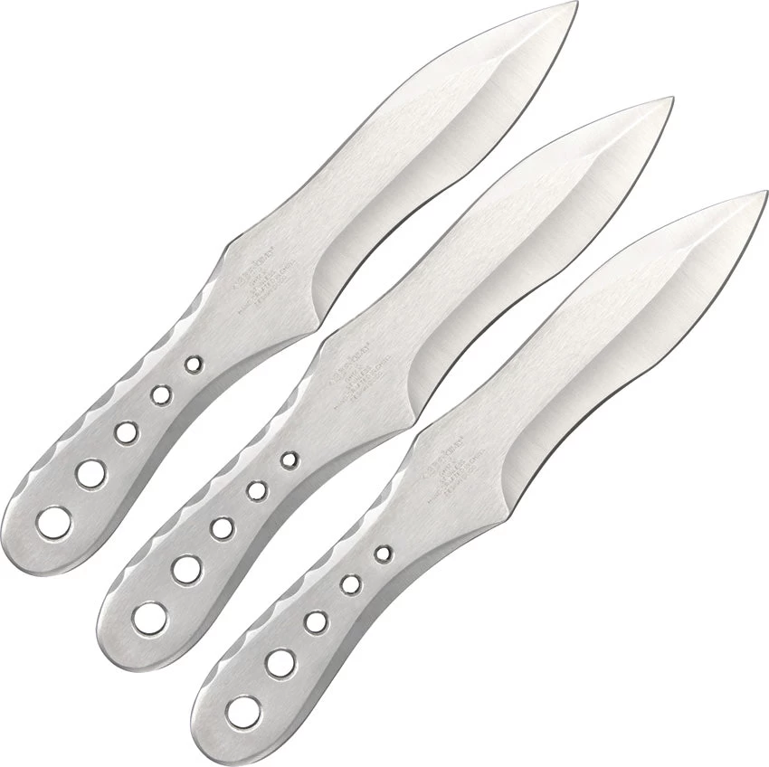 GIL HIBBEN Gen X 3 Piece 3PC Stainless Throwing Knife Set 7" 5030