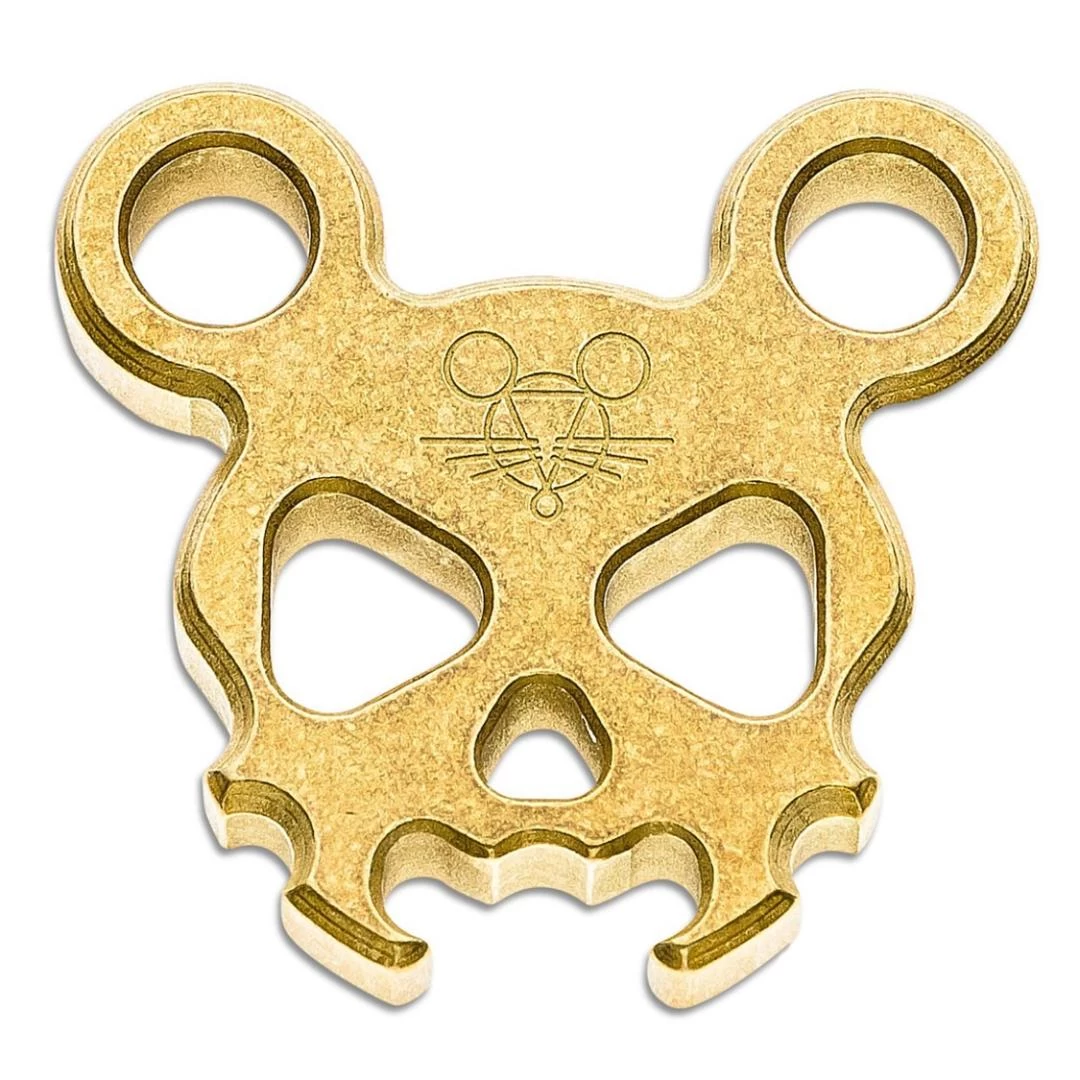 GiantMouse Morbid Mini Brass Bottle Opener Pocket Tool 10067