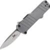 Heckler & Koch Automatic Hk Micro Incursion Knife OTF Gray Aluminum 154CM Stainless Clip Pt Blade 54032