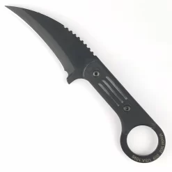 Jason Perry Blade Works Fixed Blade Knife Tactical Karambit Black 1095HC 902GBLK