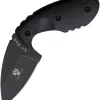 Ka-Bar Fixed Knife TDI Investigator Black FRN Black AUS-8A Karambit Blade 1493