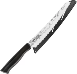 Kai USA Inspire Bread Black Serrated Stainless Steel Kitchen Knife AH7062