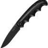 Kershaw AM-5 Framelock Spear Pt A/O Blade Polish Black Handle Folding Knife 2340