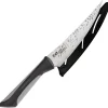 Kershaw 6" Fixed Partially Serrated Carbon Blade Kitchen Luna Utility Knife 7061