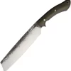 Lon Humphrey Custom Knives Retribution Fixed Blade Green Machete K041