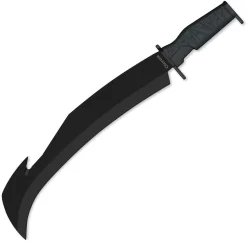 Maserin Tactical 18" Black Teflon Coated N690 Machete + Molle Sheath 970n