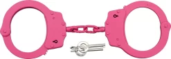 Other Scorpion Handcuffs Pink Nickel Plate Steel Double Lock 220041PK