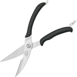 Outdoor Edge 10" Black Partially Serrated 420 Stainless Game Shears SC100