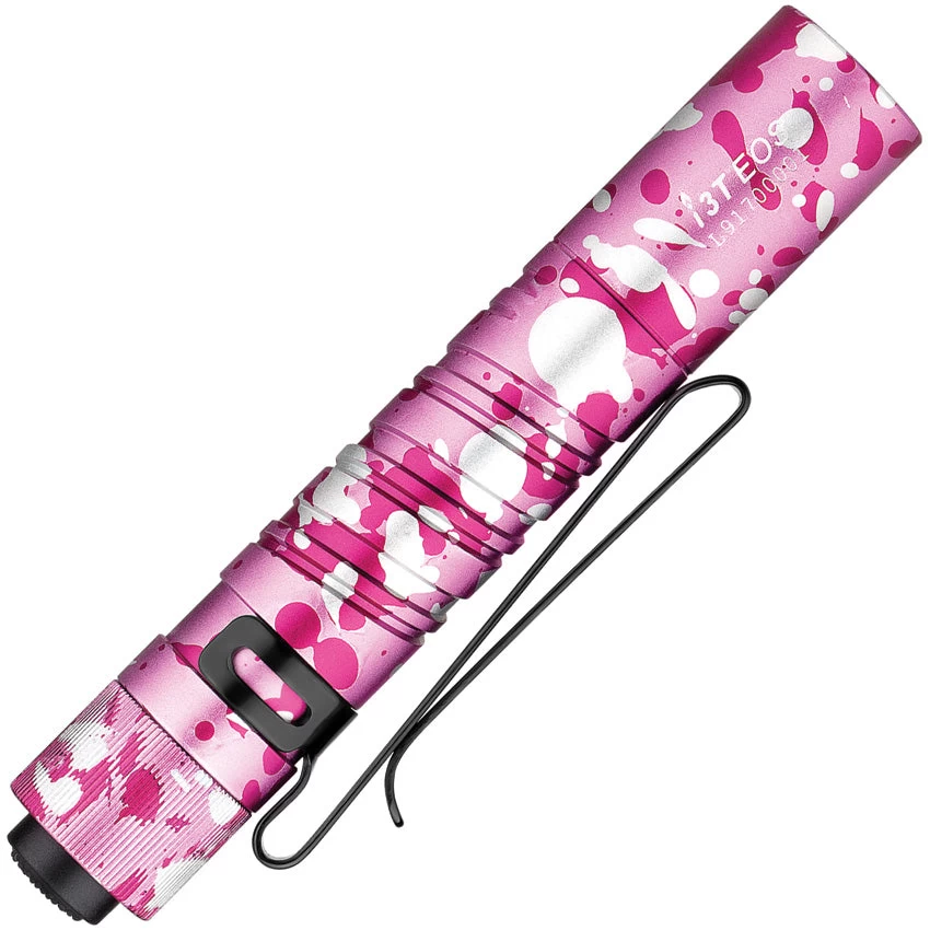 Olight I3T EOS Mini Pink Aluminum Water Resistant Flashlight I3TPKCF - Image 2