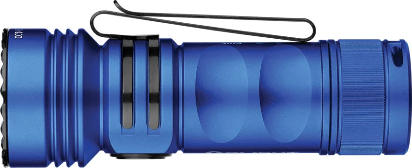 Olight Seeker 4 Mini Blue Smooth Aluminum Water Resistant Flashlight SKR4MINIBL - Image 4