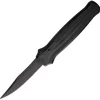 Piranha Knives Automatic Rated-R Knife OTF Black Aluminum 154CM Blade CP19BKT