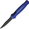 Piranha Knives Automatic Rated-R Knife OTF Blue Aluminum Black 154CM Blade CP19BT