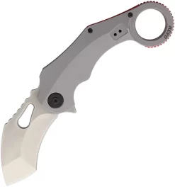 Revo K9 Karambit Framelock Gray Folding Knife 006gry