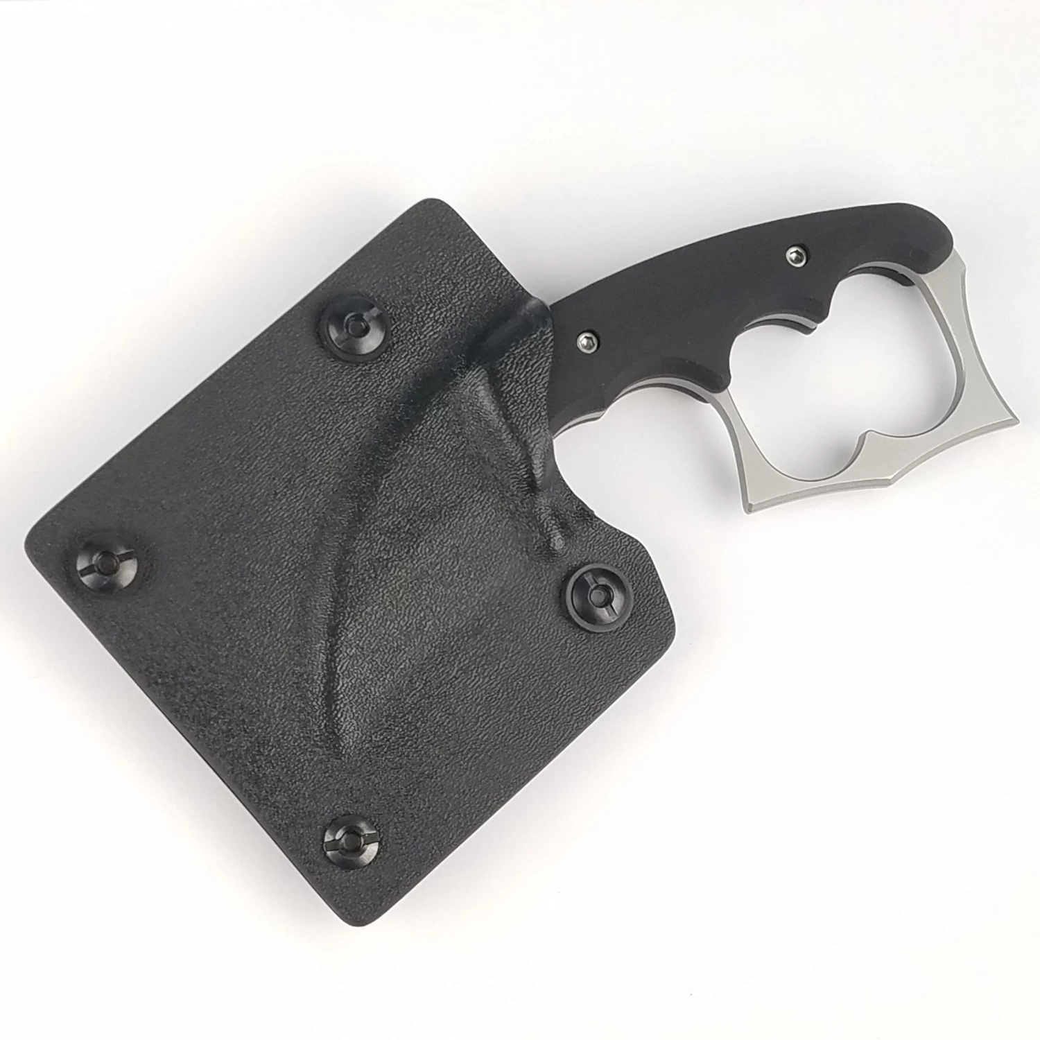 Red Horse Knife Works Fixed Blade Knife Malice Karambit Black G10 D2 Steel 019 - Image 3