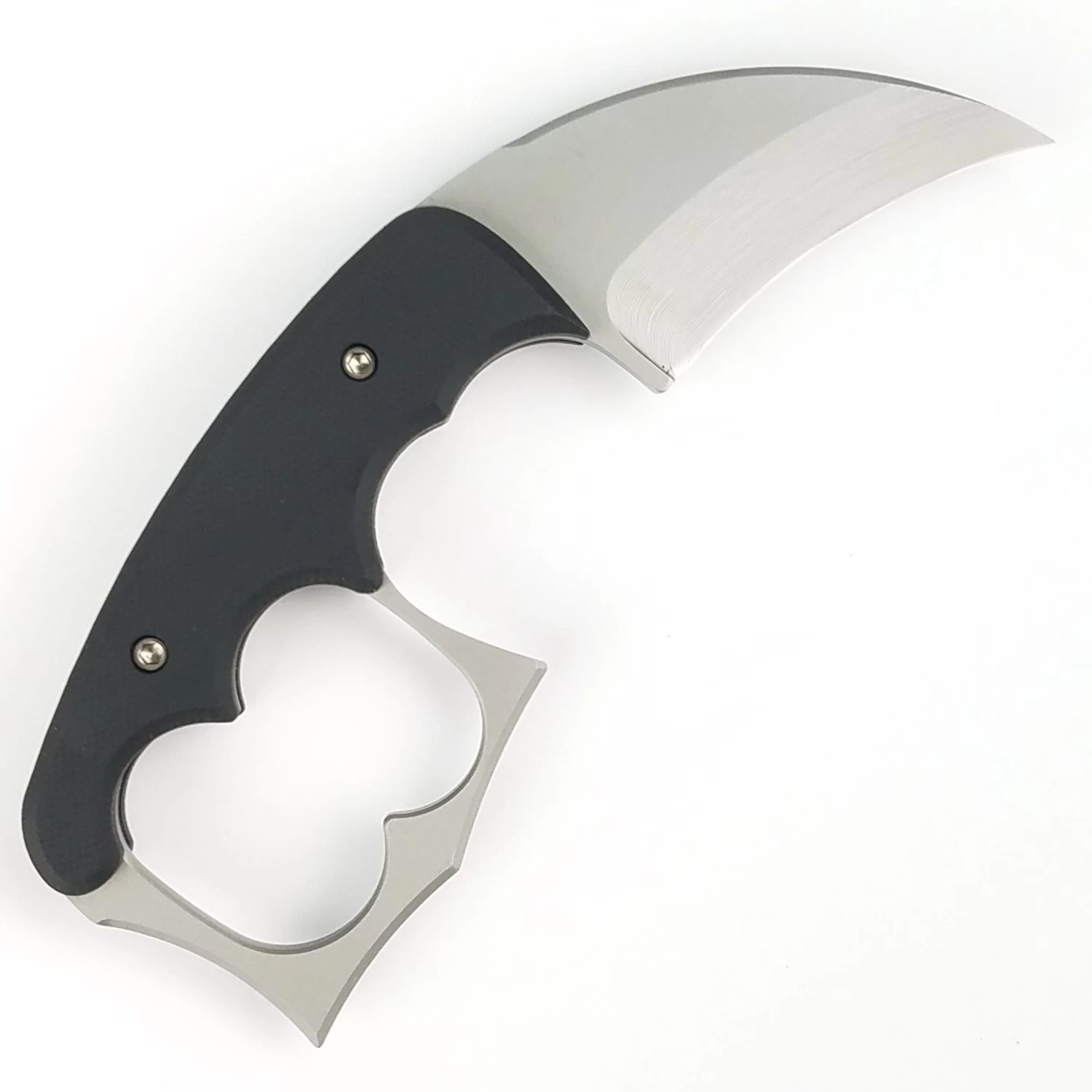 Red Horse Knife Works Fixed Blade Knife Malice Karambit Black G10 D2 Steel 019 - Image 8