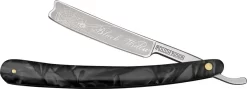 Rough Rider Collector's Edition Black Midnight Straight Folding Blade Razor 1209
