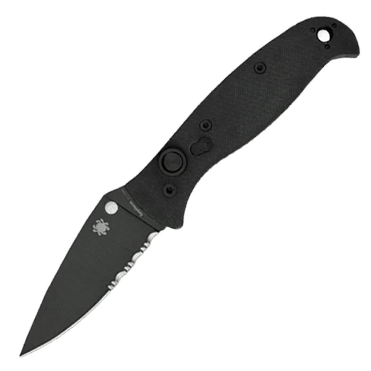 Spyderco Automatic Autonomy 2 Black G10 Folding Knife 165gpsbbk