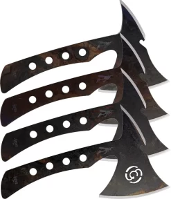 Southern Grind Wasp Black Throwing Axe Set W/ Kydex Sheath 21719