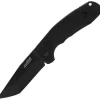 SOG Automatic Sog-Tac Au Black Tanto Point 3.4" Knife 15380357