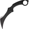 TOPS 11.25" Tac Tops Karambit Fixed Blade Glass Breaker Black Handle Knife TAC01