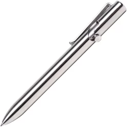 Tactile Turn Bolt Action Short Titanium 5.13" Ballpoint Pen W/ Pocket Clip BA2T