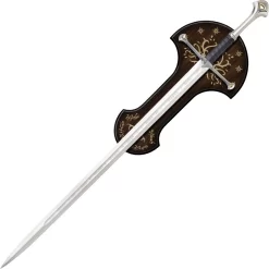 United Cutlery Lord Of The Rings Anduril The Sword Of Aragon Fixed Blade Movie Replica 1380S