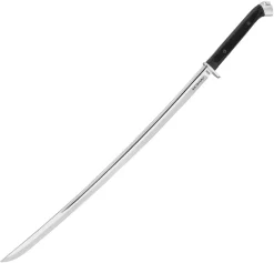 United Cutlery Fixed Carbon Steel Black TPR Handle Honshu Boshin Katana 3176