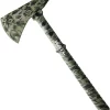 World Axe Throwing League The Mercenary Camo 3Cr13 Throwing Axe W/ Sheath L010