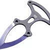 We Knife Co Ltd BUD Blue 6AL4V Titanium Fixed Blade Push Dagger Knife 924B