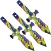 Toro Knives Muerto Graffiti Artwork Stainless 3pc Throwing Knives Set 079