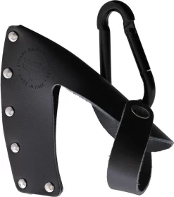 WOOX Volante Black Hand Stiched Leather Axe Sheath S00401