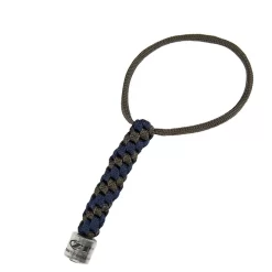 Zero Tolerance Blue & Gray Paracord Lanyard W/ Pewter Bead ZTLANYARD