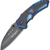 Boker Magnum Cobalt Strike Linerlock A/O Blue Biohazard Folding Knife - M01RY886