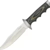 Boker 11" Magnum Safari Mate Black Wood Handle Fixed Bowie Blade Knife - M02MB207